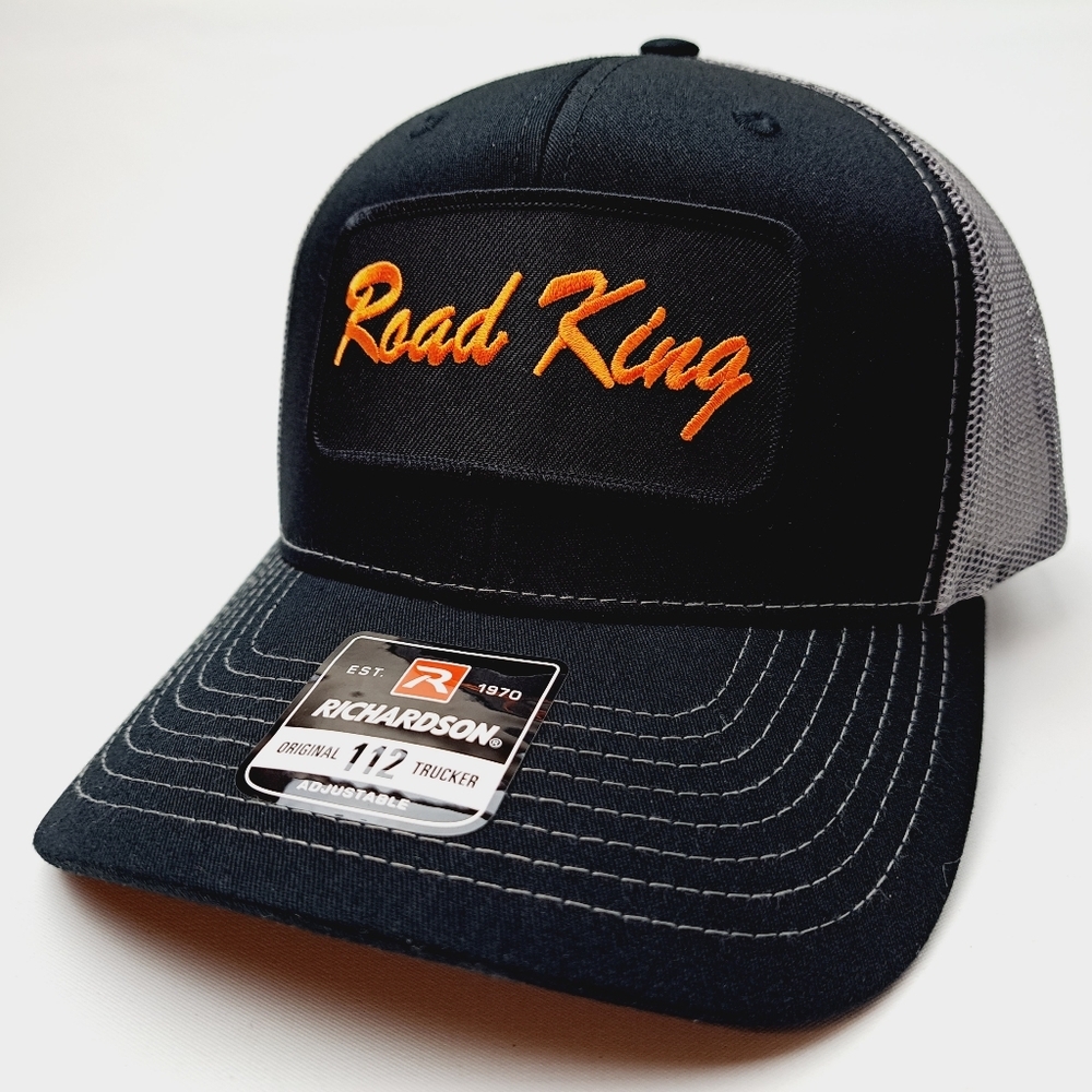 Road King Harley Richardson 112 Trucker Embroidered Patch Mesh Snapback…